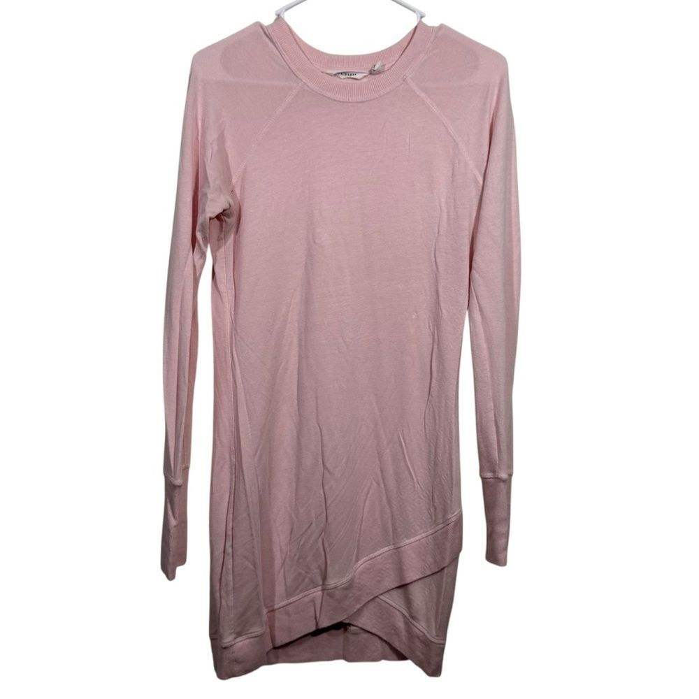 Athleta Pink Long Sleeve Athletic Sweater Dress